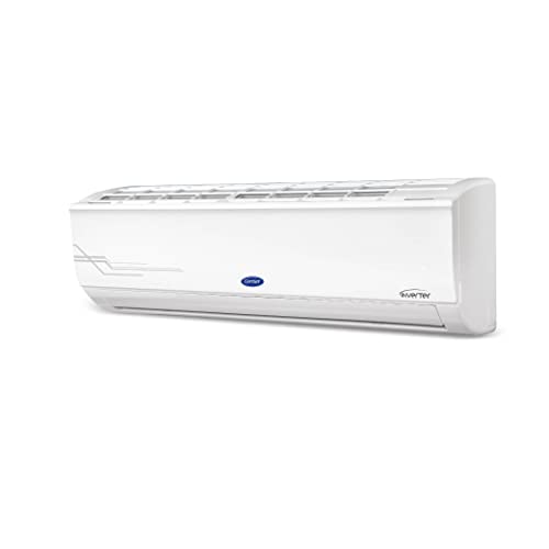 Carrier 1 Ton 3 Star Wi-Fi Inverter Split AC (Convertible 6-in-1 Cooling, Smart Display, PM 2.5 Filter, Wi-Fi, White)