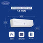 Carrier 2 Ton 5 Star Wi-Fi Inverter Split AC (Copper, Convertible 6-in-1 Cooling, Smart Display, PM 2.5 Filter,White)