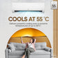 LG 1.5 Ton 3 Star DUAL Inverter Split AC (Copper, AI Convertible 6-in-1, HD Filter with Anti-Virus Protection, US-Q18JNXE, White)