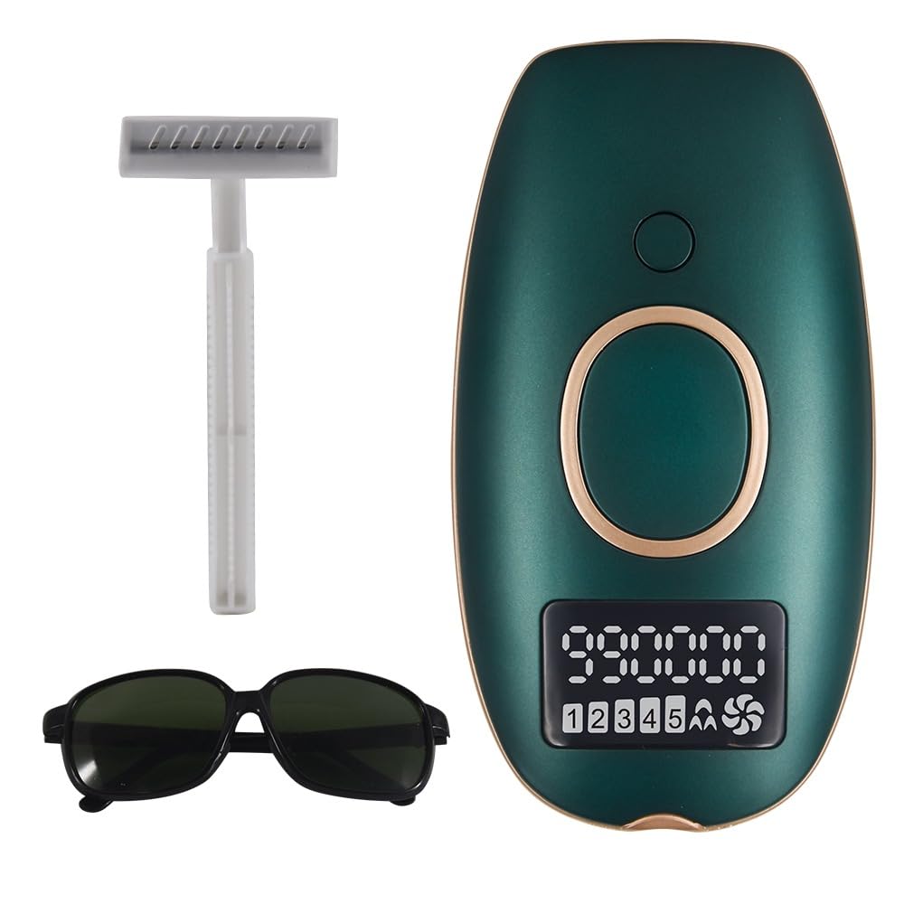 SEMINO DUKE IPL Laser Hair Removal Machine For Women And Men Permanent Painless Laser For Whole Body Upgraded To 999,999 Flashes At - Home Hair Remover Device Portable Epilator (Green) - TECHTOYSHUB