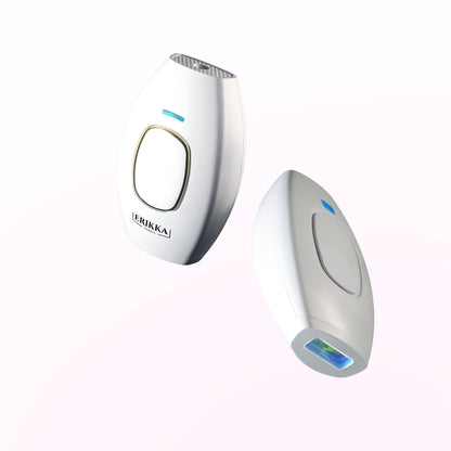 Erikka India Ipl Hair Removal Handset, Advanced Diy Ipl Laser For Men And Women, Permanent Hair Reduction At Home, Works For Body And Facial Hair, 500,000 Flashes,12 Months Warranty By Erikka (White) - TECHTOYSHUB