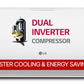 LG 1.5 Ton 3 Star DUAL Inverter Split AC (Copper, AI Convertible 6-in-1, HD Filter with Anti-Virus Protection, US-Q18JNXE, White)