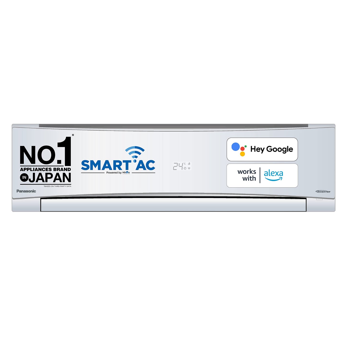 Panasonic 1.5 Ton 3 Star Wi-Fi Inverter Split AC (Copper Condenser, 7in1 Convertible, True AI, PM 0.1 Filter, White)