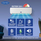 Carrier 2 Ton 5 Star Wi-Fi Inverter Split AC (Copper, Convertible 6-in-1 Cooling, Smart Display, PM 2.5 Filter,White)