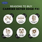 Carrier 1 Ton 3 Star Wi-Fi Inverter Split AC (Convertible 6-in-1 Cooling, Smart Display, PM 2.5 Filter, Wi-Fi, White)