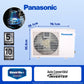 Panasonic 1.5 Ton 3 Star Wi-Fi Inverter Split AC (Copper Condenser, 7in1 Convertible, True AI, PM 0.1 Filter, White)