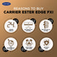 Carrier 2 Ton 5 Star Wi-Fi Inverter Split AC (Copper, Convertible 6-in-1 Cooling, Smart Display, PM 2.5 Filter,White)