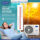 Carrier 1 Ton 3 Star Wi-Fi Inverter Split AC (Convertible 6-in-1 Cooling, Smart Display, PM 2.5 Filter, Wi-Fi, White)