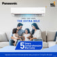 Panasonic 1.5 Ton 3 Star Wi-Fi Inverter Split AC (Copper Condenser, 7in1 Convertible, True AI, PM 0.1 Filter, White)