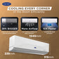 Carrier 2 Ton 5 Star Wi-Fi Inverter Split AC (Copper, Convertible 6-in-1 Cooling, Smart Display, PM 2.5 Filter,White)